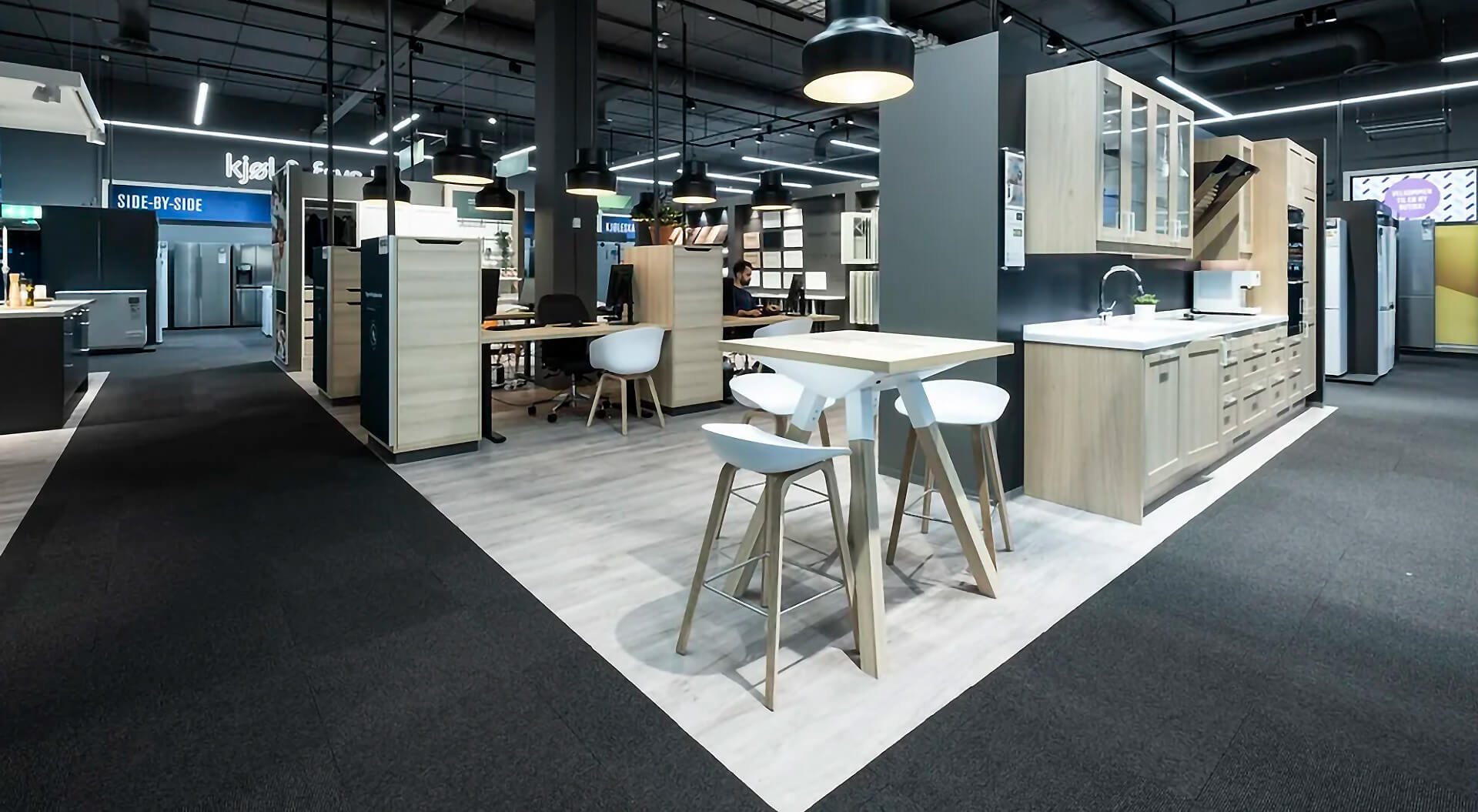 Elgiganten Home Interiors Mobile Phone Department Merchandising System Design and Branding Concept