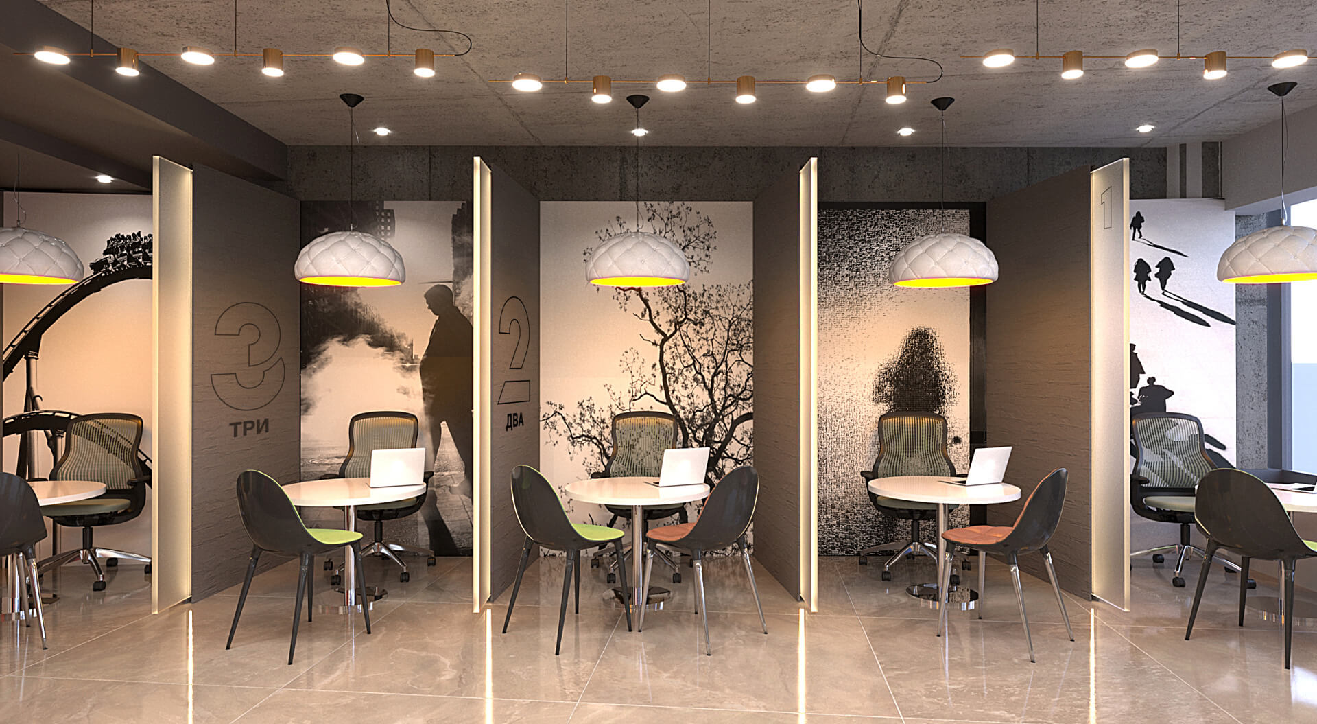 Zenit Bank interview and consultation zone design