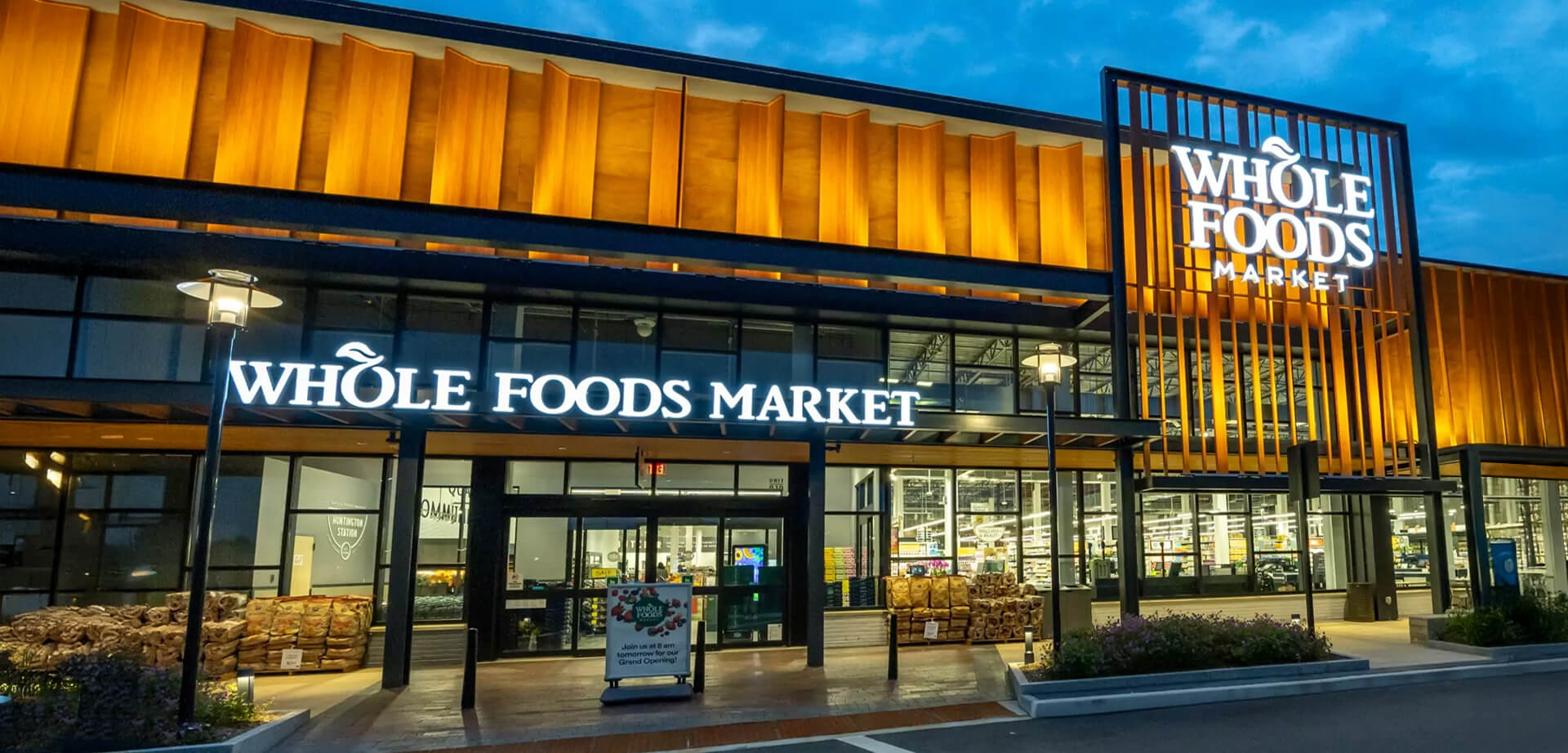 Whole Foods Hypermarket - location in Huntington Station, New York.