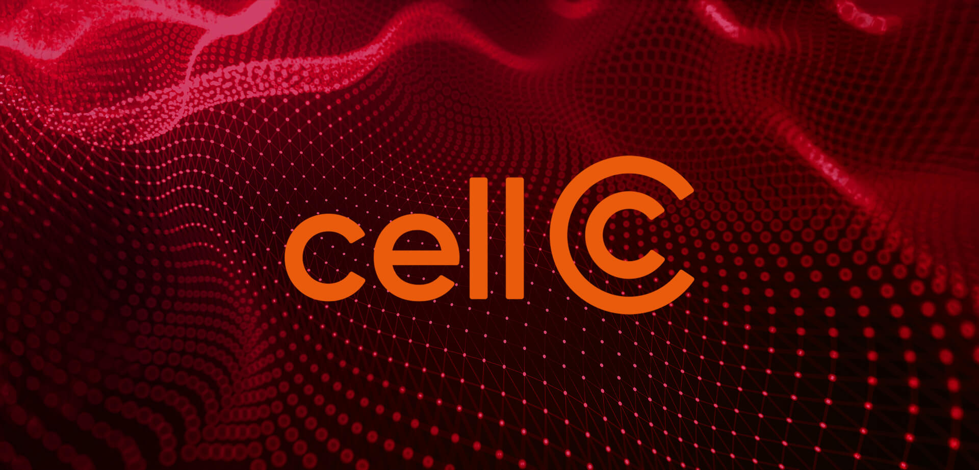 The image displays the logo for Cell C, a major telecommunications provider in South Africa.