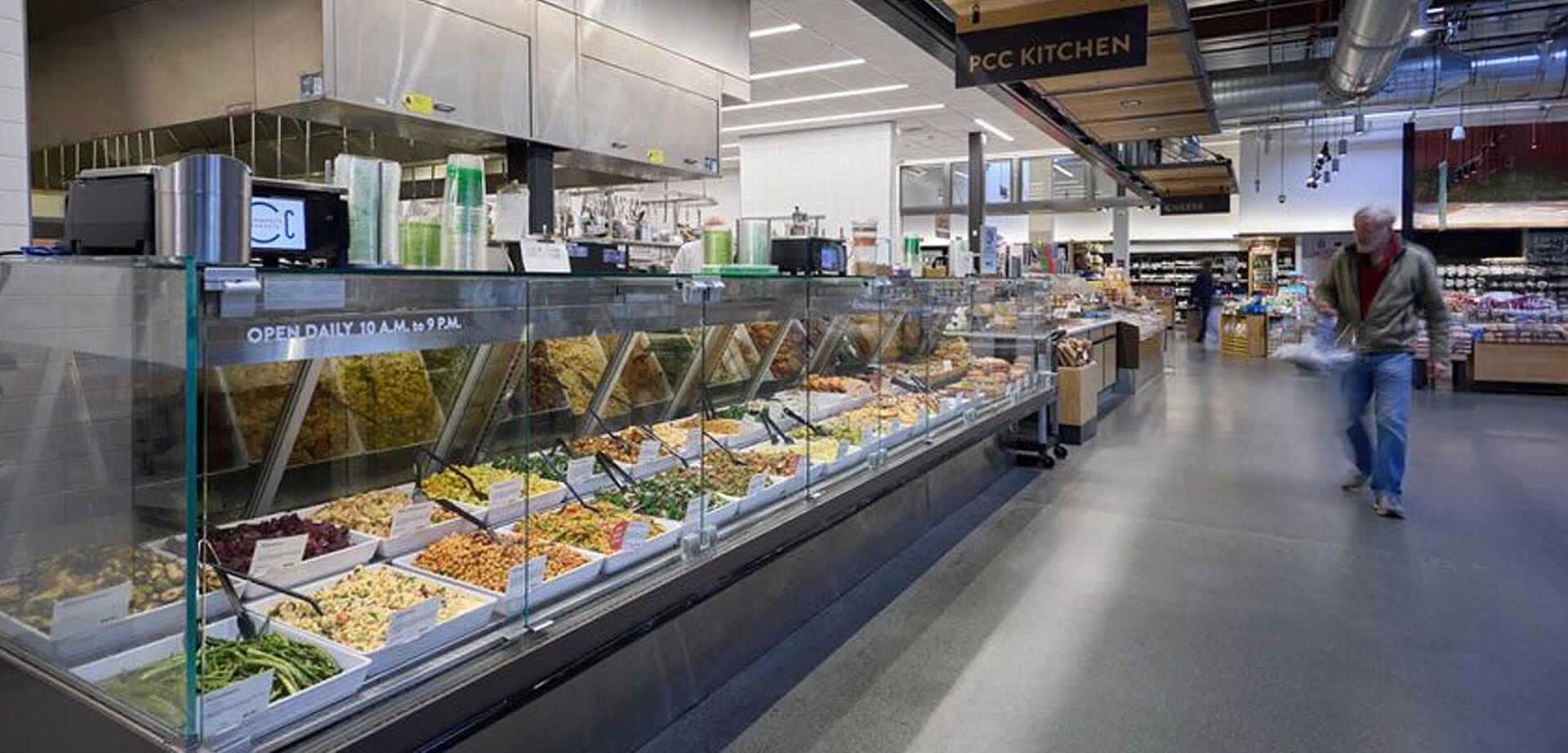 PCC Community Markets supermarket customer experience and retail environment.
