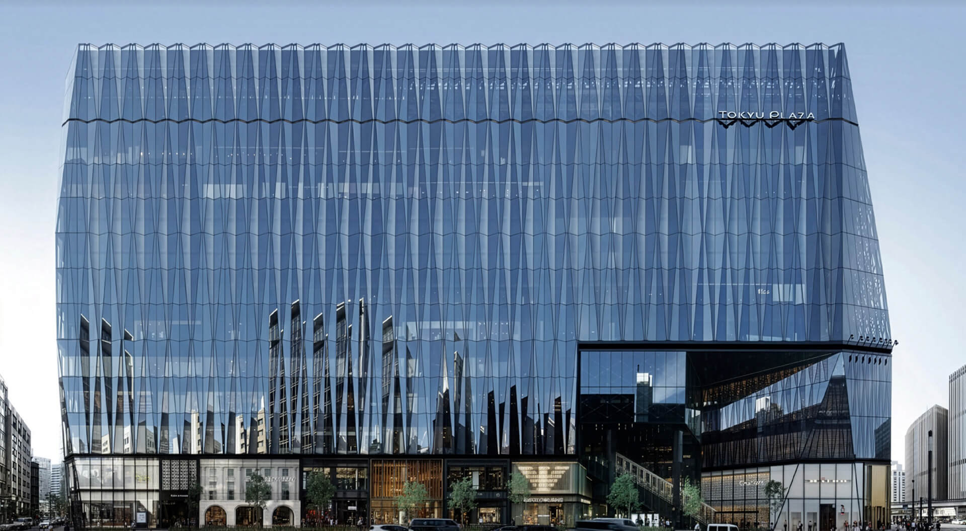 The Tokyu Plaza mall and mixed use development in Ginza in Tokyo, Japan.