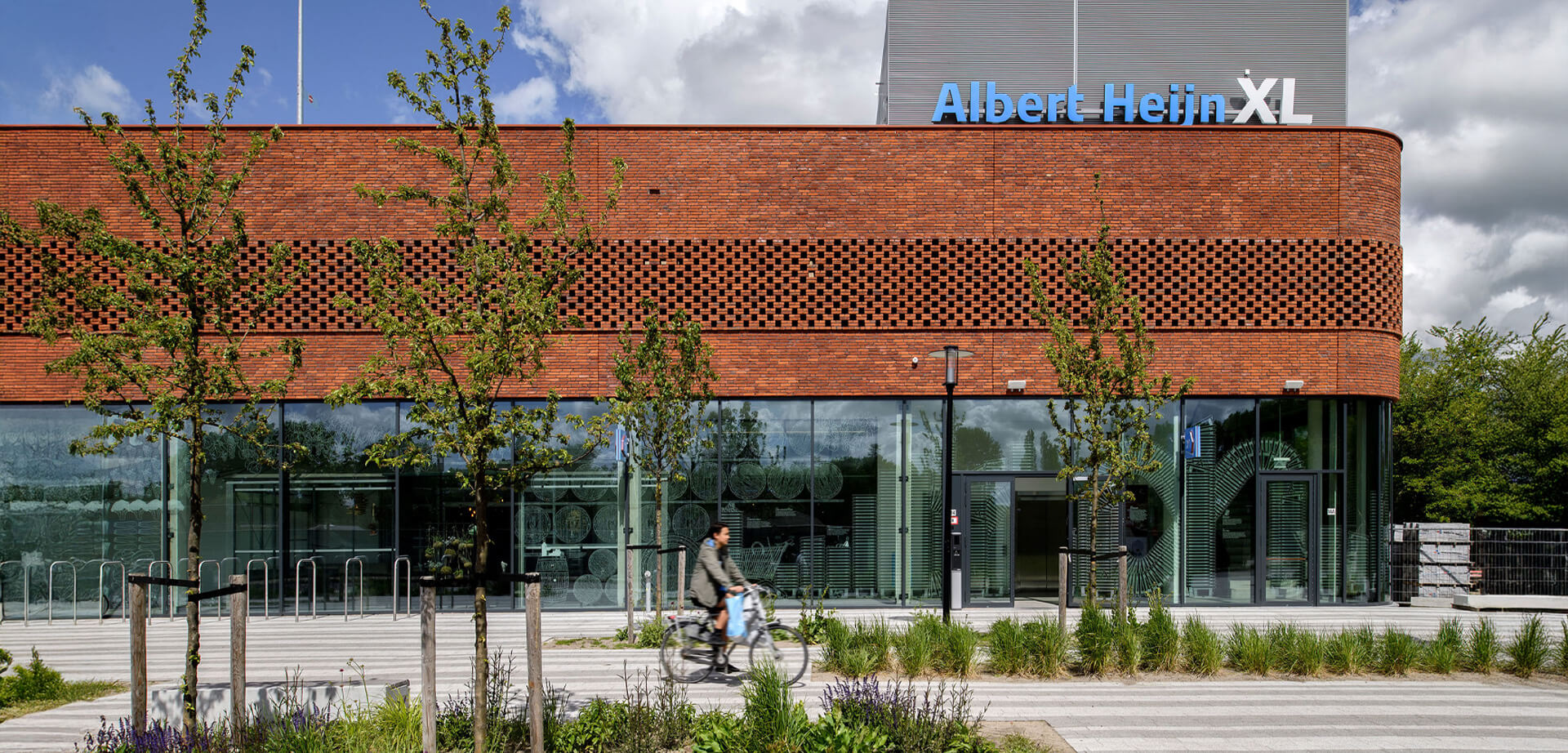 Albert Heijn flagship supermarket in Zaandam, Netherlands.