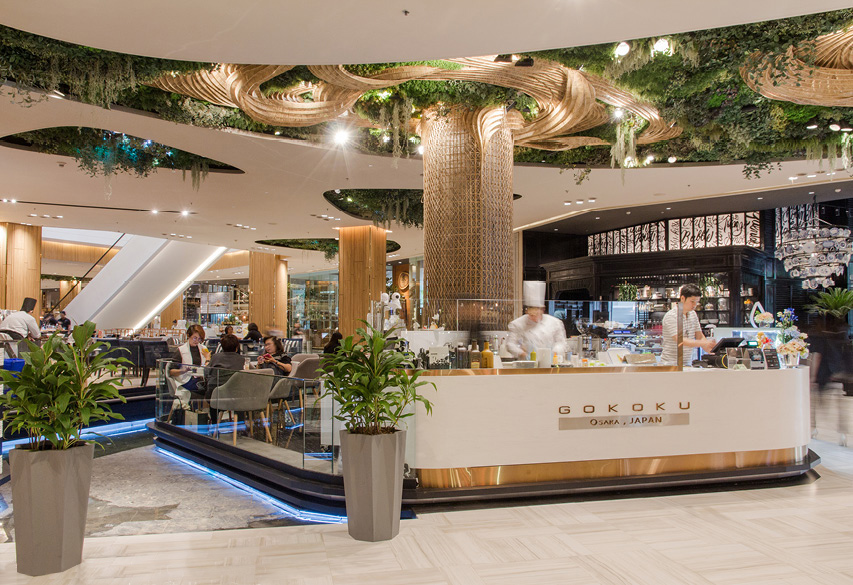 Siam Paragon shopping mall innovative food court design concept trends Siam Paragon shopping mall innovative food court design concept trends