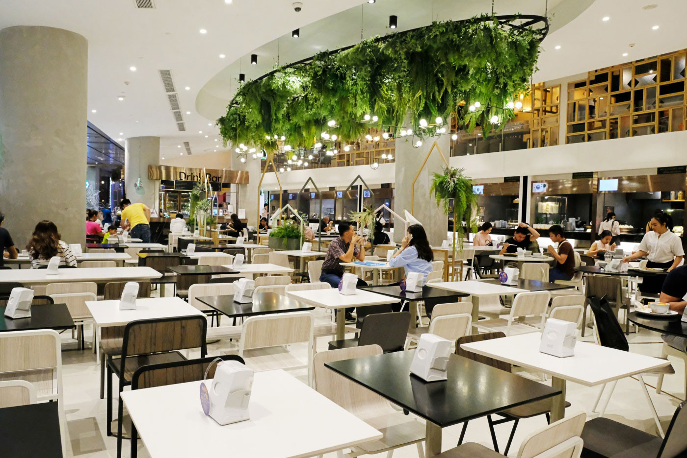EMQuatier Shopping Mall innovative trends food court design EMQuatier Shopping Mall innovative trends food court design