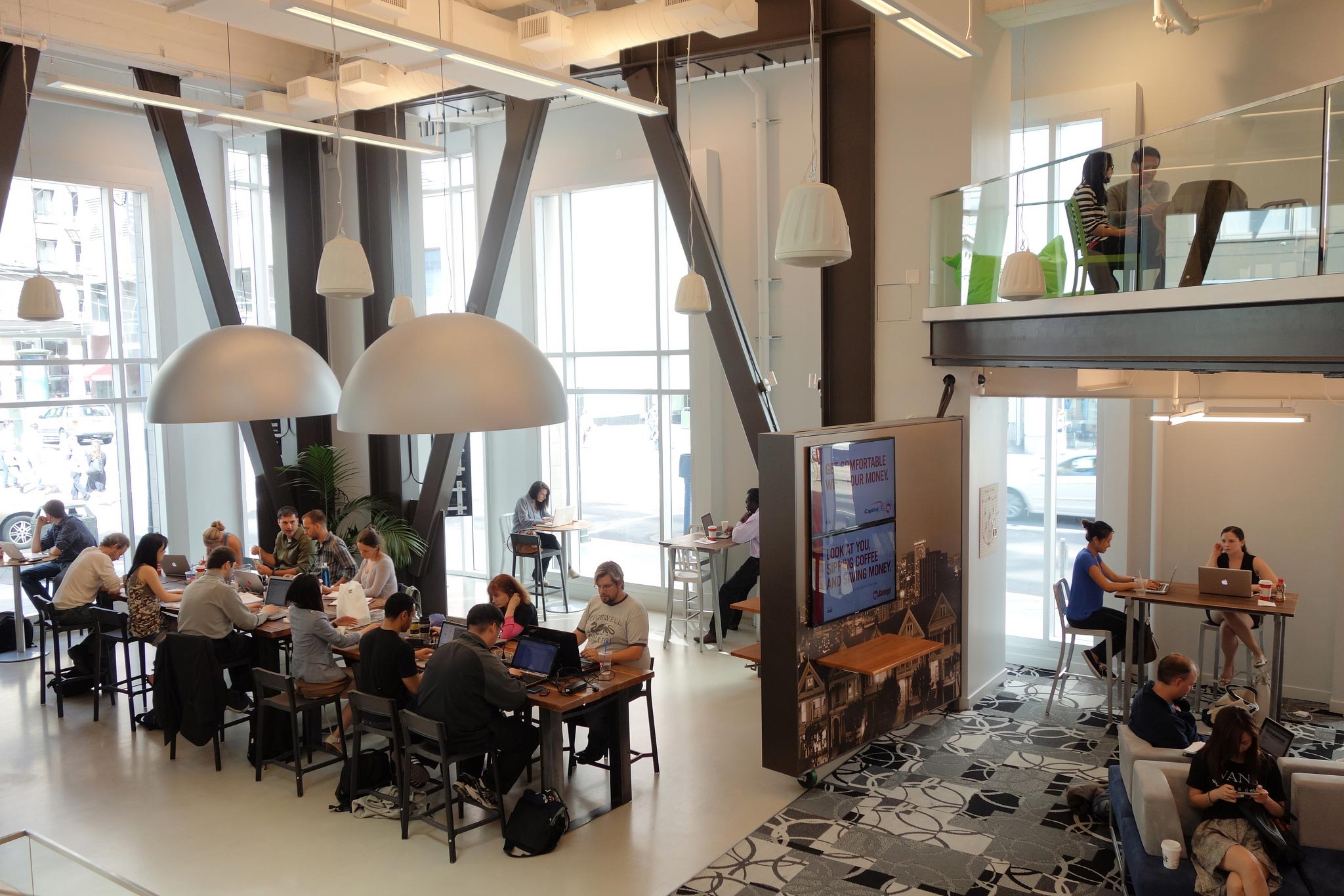 Capital One new experiential strategy bank branch rebrand interior design and innovation lifestyle concepts Capital One new experiential strategy bank branch rebrand interior design and innovation lifestyle concepts
