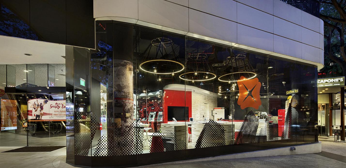 DBS creates a lounge cafe bank branch redesign