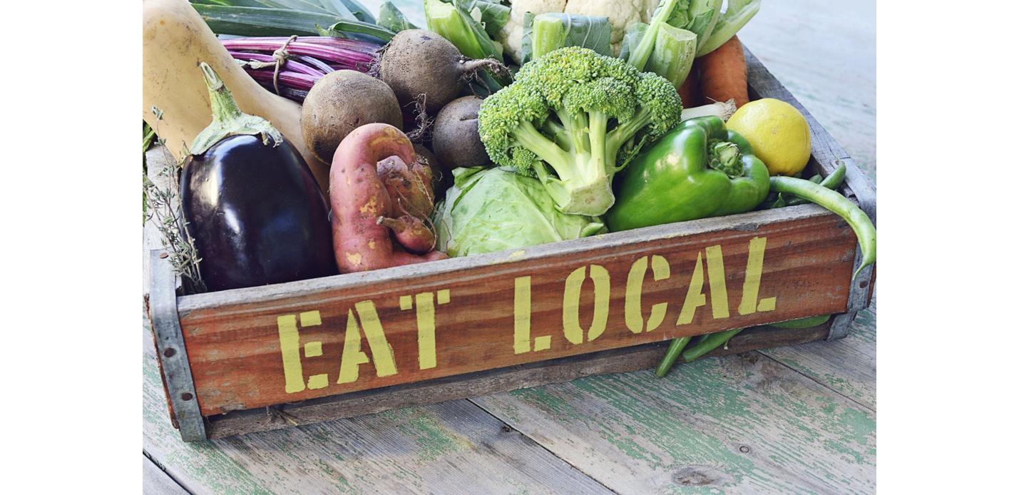 Eat local fresh produce branding Eat local fresh produce branding