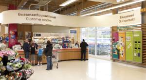 Tesco Welshpool Superstore Customer Service Desk