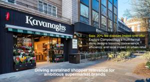Kavanagh's Local Belsize Park, London - Store Entrance. Explore CampbellRigg’s multi-format 
store 