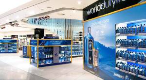 Bombay Sapphire East Brand Activations Heathrow T5 Airport merchandising