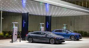 Mercedes-Benz EV Charging Hub, Sandy Springs, Georgia, USA