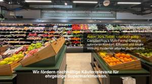 Kavanagh's Local Belsize Park, London – Obst- und Gemüseabteilung (Innenansicht). CampbellRigg's Mul