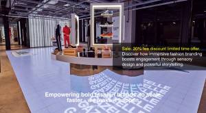 Adidas Store-Innenansicht - Empowering bold fashion brands  to scale faster - we make it happen. Di