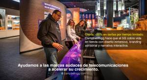 Más experiencias inmersivas. Ayudamos a las marcas de telecomunicaciones audaces a acelerar su creci