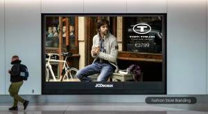 Tom Taylor man subway media advertising promotion – Funnel collar cardigan