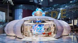 Qatar Airport Duty Free Luxury Retail Louis Vuitton store design