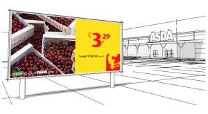 ASDA Supercentre Car Park Promotion Signage