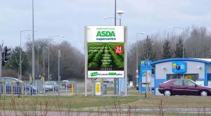 ASDA Supercentre Car Park Signage