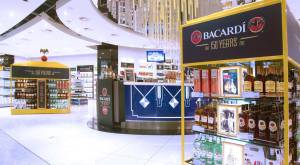 Bacardi Global Travel Retail Brand Activation 150 Years Celebration Heathrow T5
