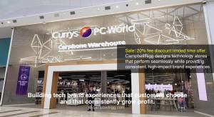 Currys PCWorld Mall Store - CampbellRigg designs technology stores that perform seamlessly while pr