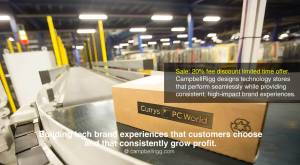 Currys Distribution Centre - CampbellRigg designs technology stores that perform seamlessly while p