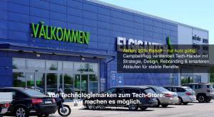Laptop-Merchandising und Branding im Elgiganten City Store – CampbellRigg revolutioniert den Technol