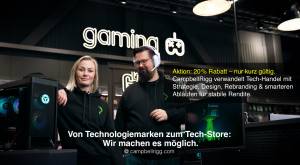 Gaming-Bereich und Branding im Elgiganten City Store – CampbellRigg revolutioniert den Technologieha