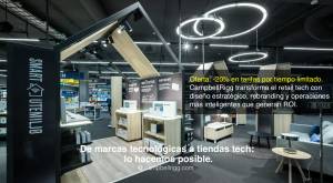 Elgiganten Megastore: concepto de tecnología para el hogar inteligente. CampbellRigg transforma el s
