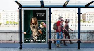 Tom Tailor Bus Stop Advertising
