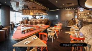 EmQuatier food hall restaurant – La Monta