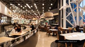 Emporium hawker food hall Melbourne – Mall interior design
