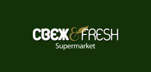 Markenidentität des Supermarkts CBEX FRESH (Svezh & Fresh).