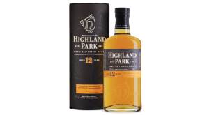 Highland Park 12 Year Old Single Malt Whisky Bottle and Packaging Design