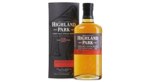 Highland Park 18 Year Old Single Malt Whisky Bottle and Packaging Design