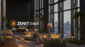 Zenit Private Banking business, Treasures Gold branding, Innovative environment design, meeting spac