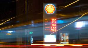 Shell Petrol Forecourt, branding 