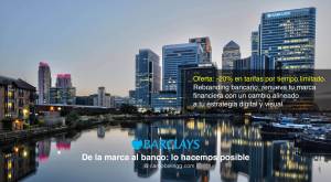 Oficinas de Barclays Bank en Canary Wharf, Londres – De la marca al banco; lo hacemos realidad @ Cam