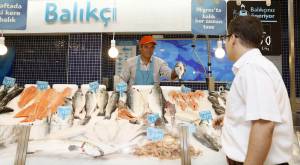 Migros Turkey Supermarket, Fishmonger Innovative in-store POSM environment design