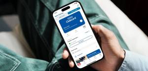 Benutzeroberfläche der Tesco Clubcard-App auf einem Smartphone. Die App ermöglicht es Nutzern, ihre 