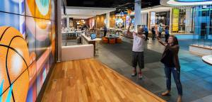 AT&T USA mobile operator store interior design.