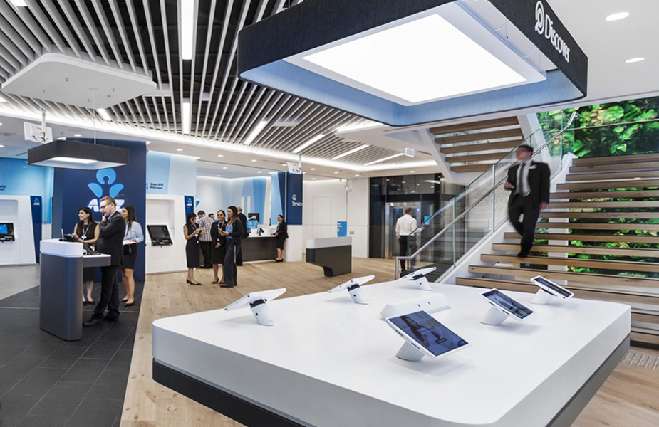 ANZ bank branch design innovation, inspiration ideas and brand experience ANZ bank branch design innovation, inspiration ideas and brand experience
