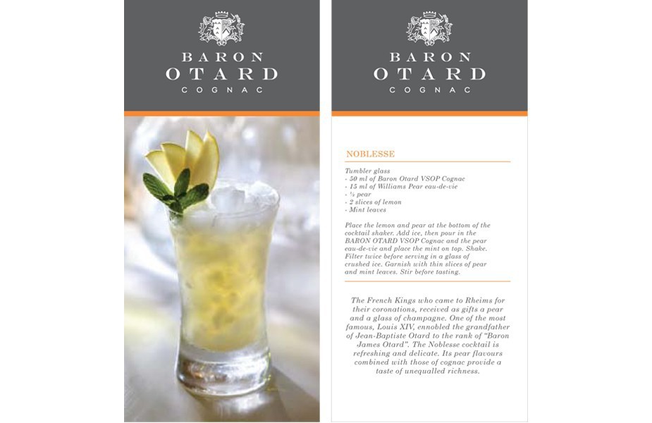 Baron Otard cognac retail brand agency duty free travel retail branding Baron Otard cognac retail brand agency duty free travel retail branding