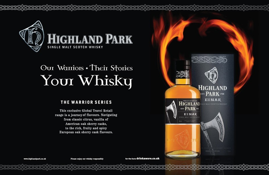 Highland Park Whisky branding for Einar - Our Warriors Their Stories Your Whisky Highland Park Whisky branding for Einar - Our Warriors Their Stories Your Whisky