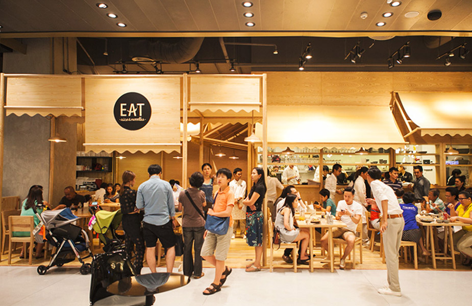 EMQuatier Shopping Mall innovative food court design EMQuatier Shopping Mall innovative food court design