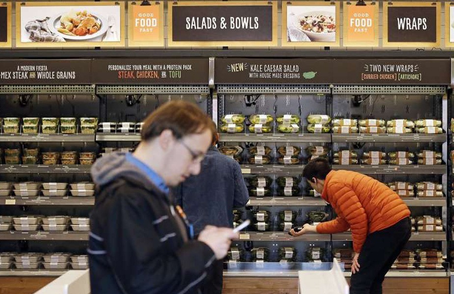 Amazon Go and food retail design store interior design and branding Amazon Go and food retail design store interior design and branding