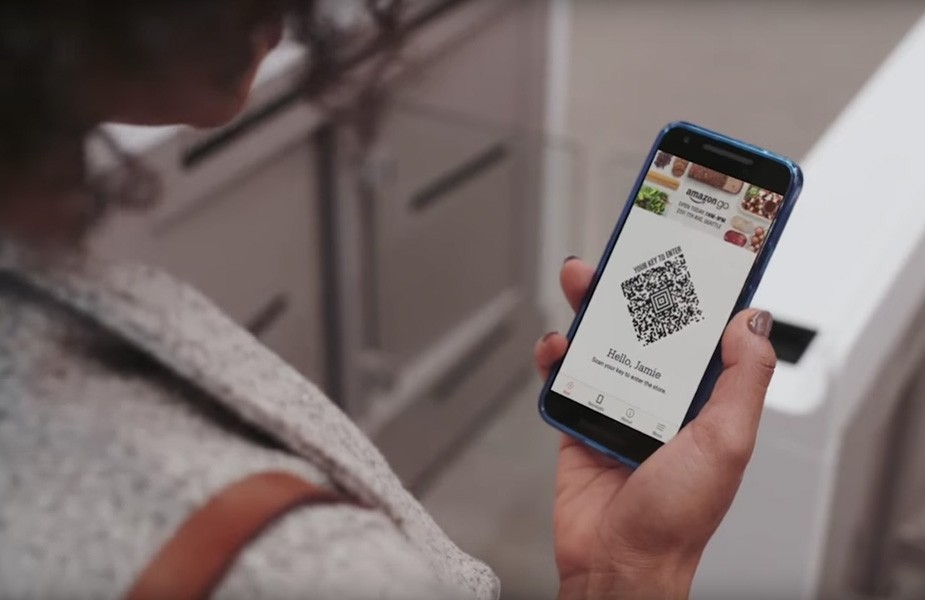 Amazon Go and food retail store app for checkout Amazon Go and food retail store app for checkout