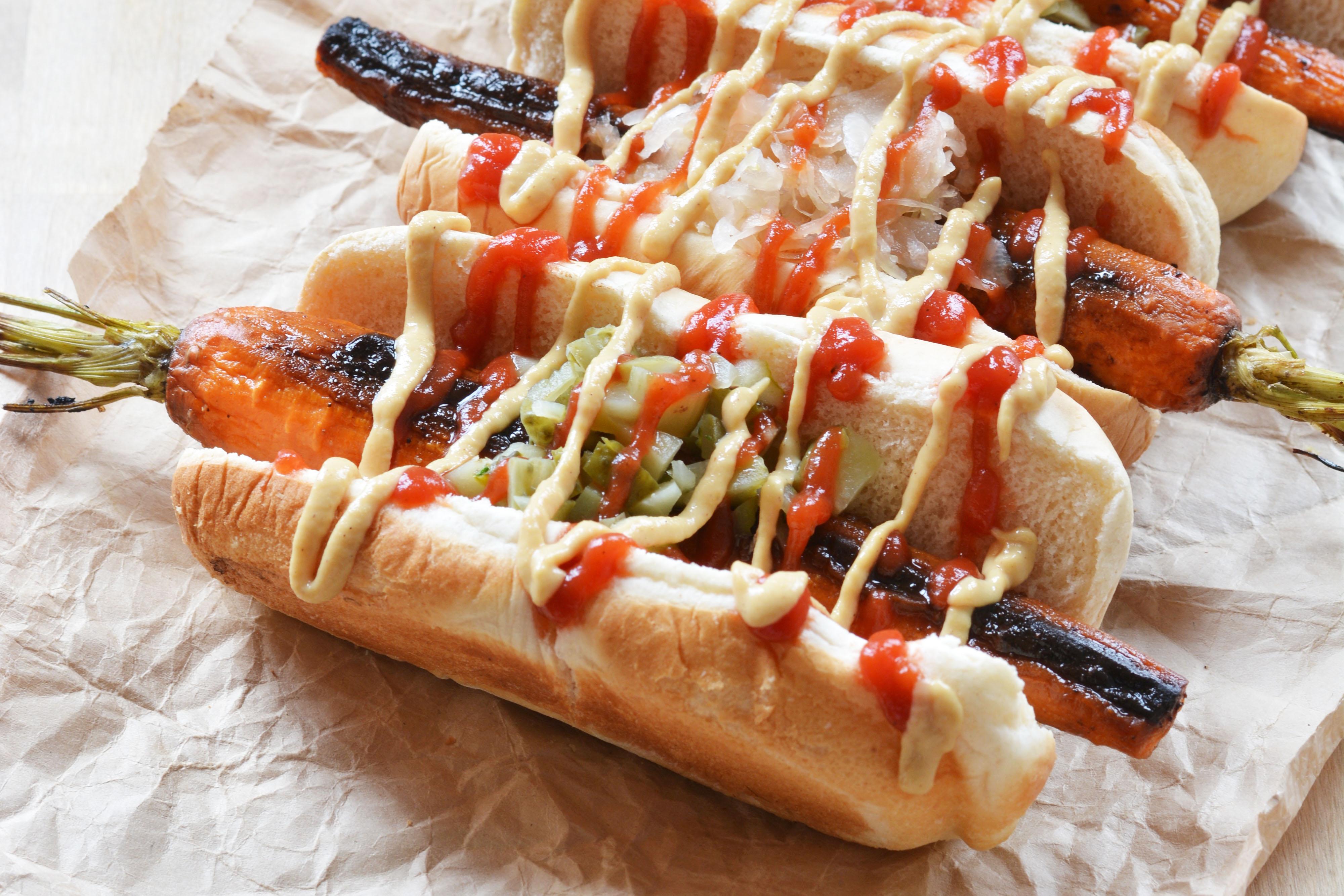 Whole Foods Market retail store vegan hot dog Whole Foods Market retail store vegan hot dog