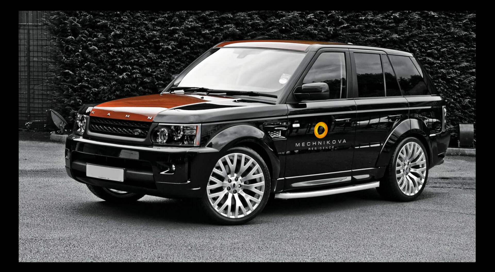 Residential luxury property branding, Mechnikova corporate vehicle brandingl, website design for Continuum Ukraine