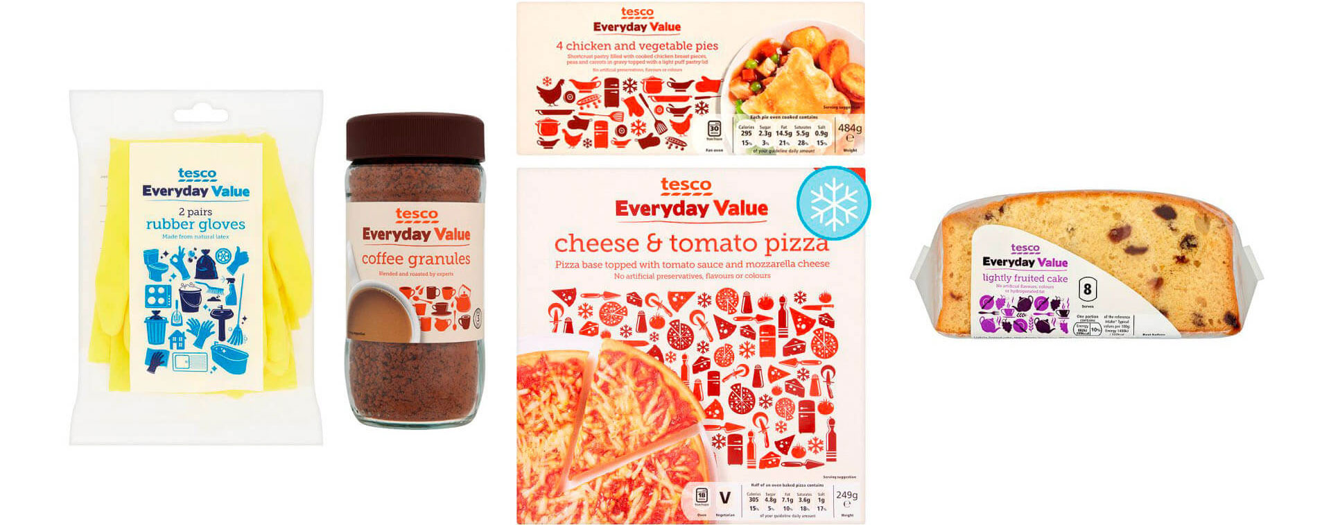 Rebranding Tesco brand identity on food packaging Rebranding Tesco brand identity on food packaging